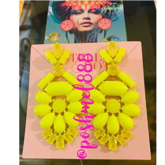 Stella & Dot Jewelry - Stella & Dot | *ULTRARARES* Citron Yellow Heck Yes!!!\😄/Statement Earrings